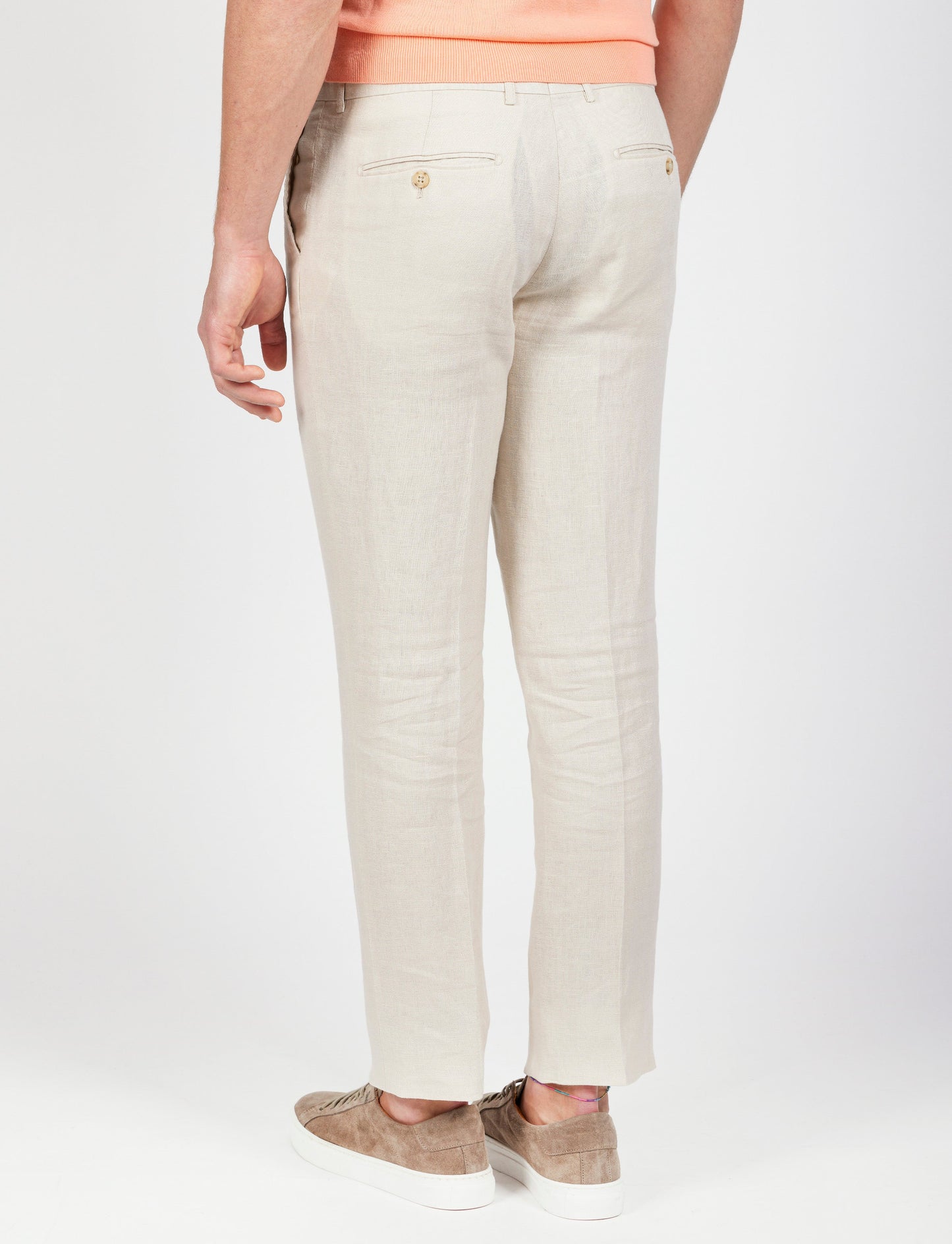 Rutiliano - Pantaloni Uomo Naturale Leggero Fresco Estivo
