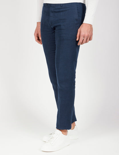 Rutiliano - Pantaloni Uomo Naturale Leggero Fresco Estivo