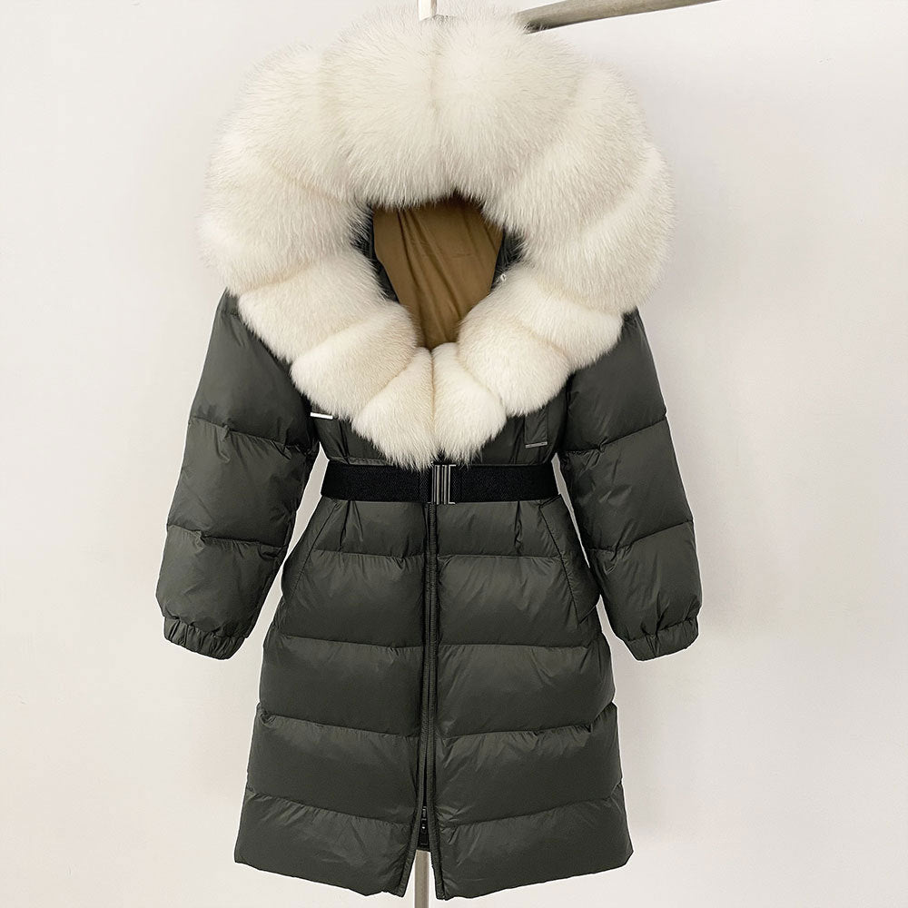 Fabiana - Cappotto Invernale Donna Lungo con Cappuccio
