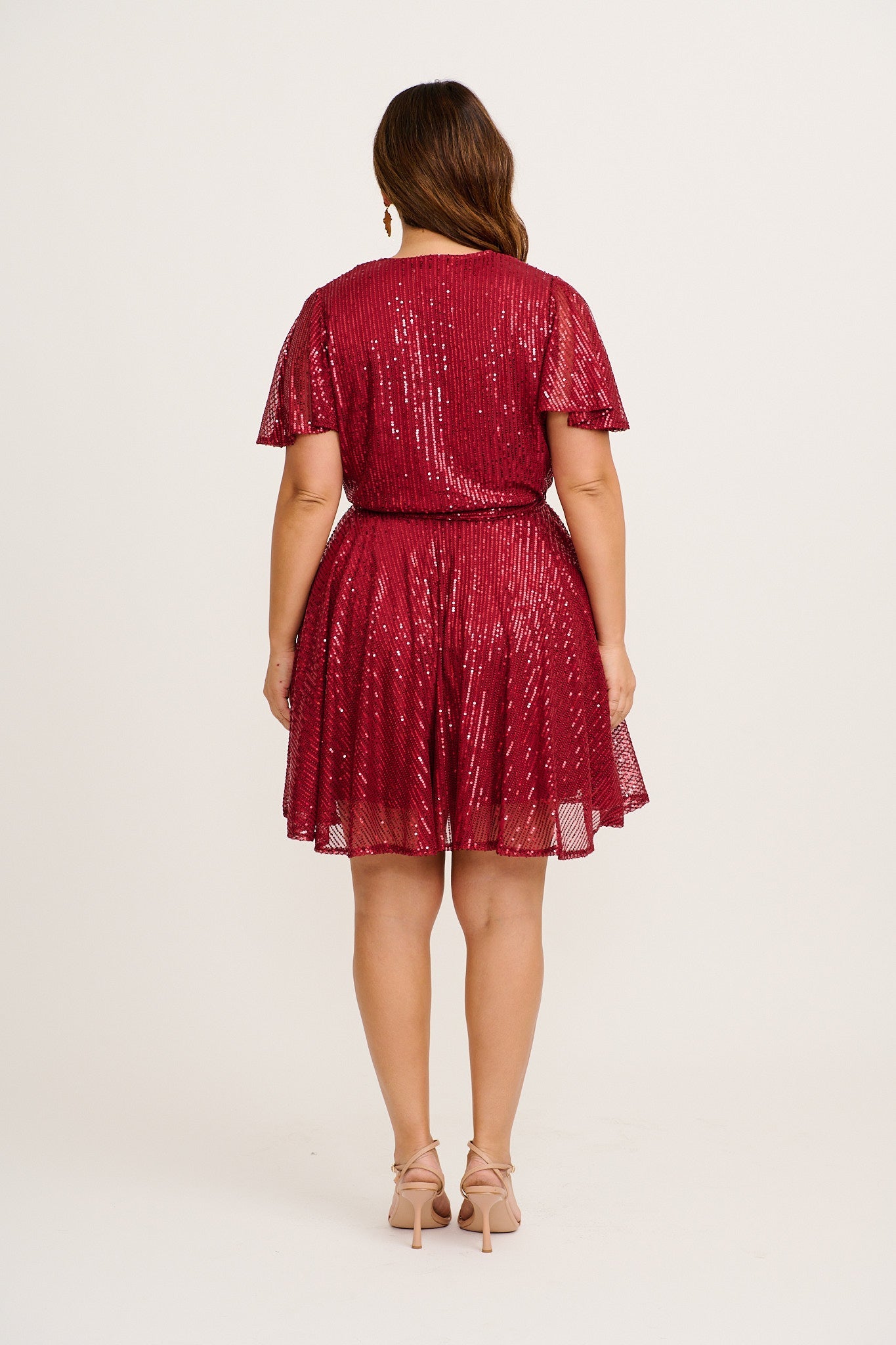 Fabiana - Abito Donna Paillettes Elegante Raffinato