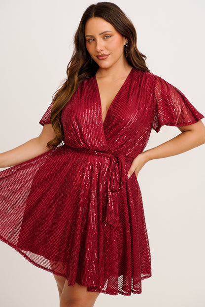 Fabiana - Abito Donna Paillettes Elegante Raffinato