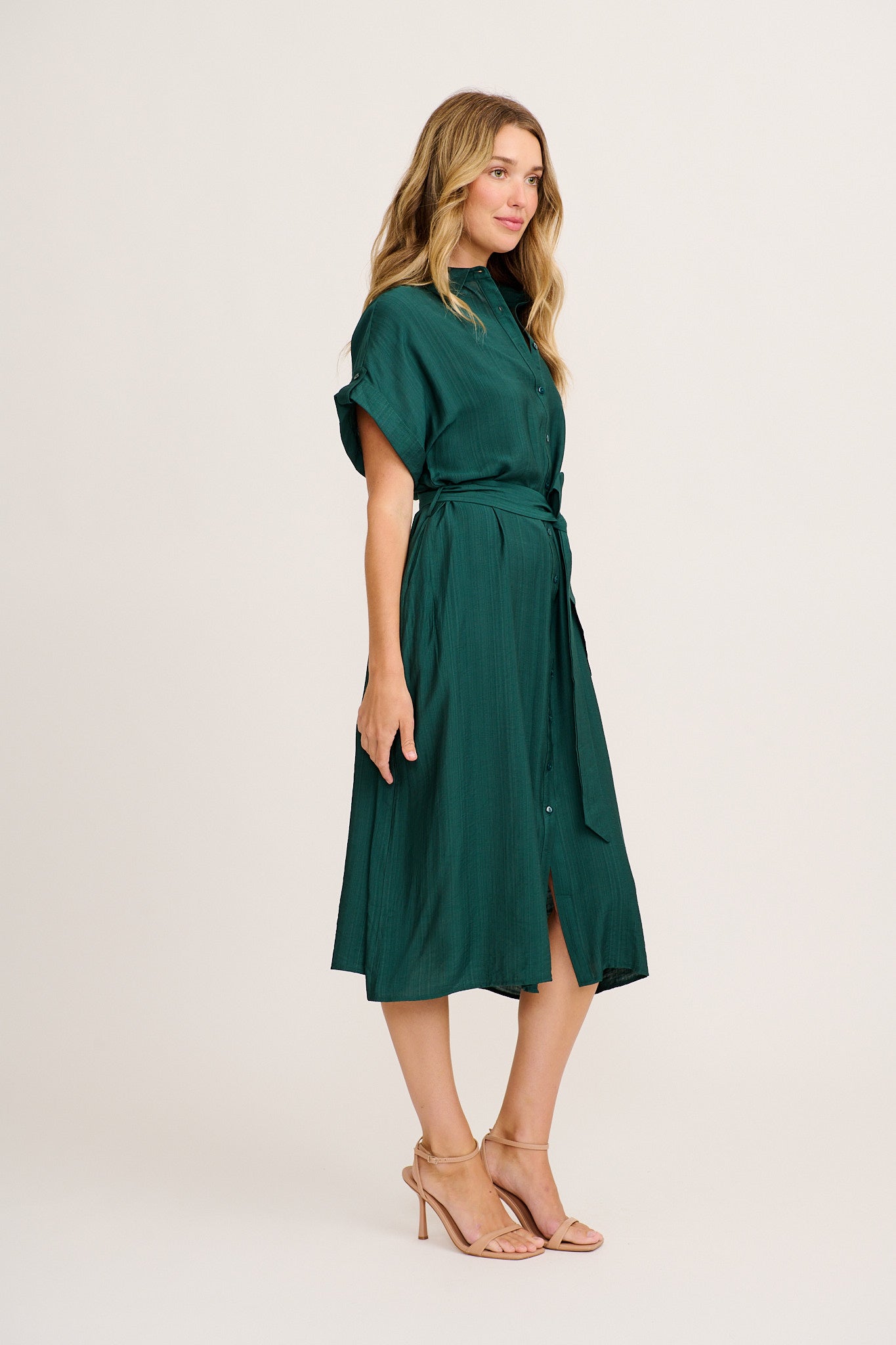 Ester - Abito Camicia Midi Donna Elegante