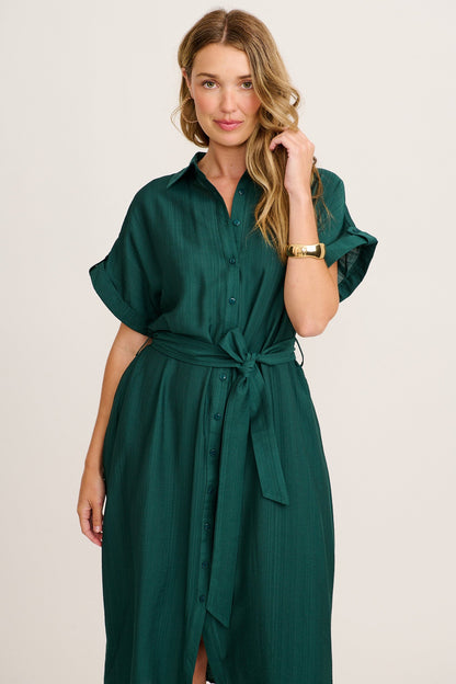 Ester - Abito Camicia Midi Donna Elegante