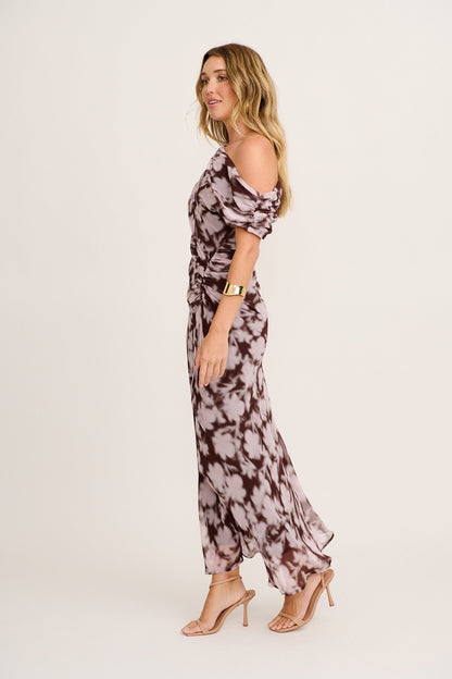 Evelina - Abito Maxi Donna Floreale Elegante