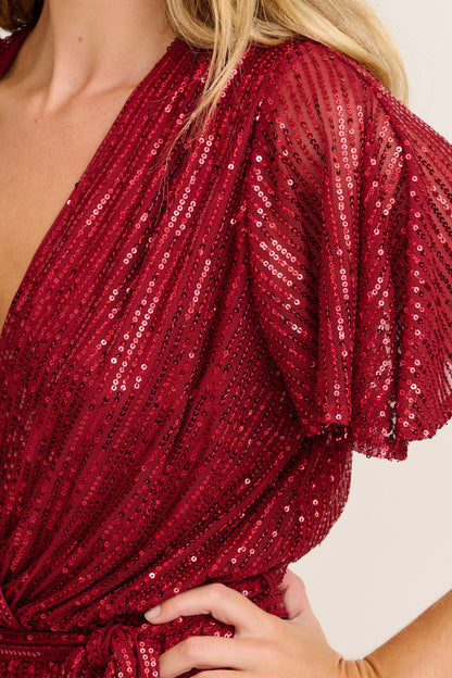 Fabiana - Abito Donna Paillettes Elegante Raffinato
