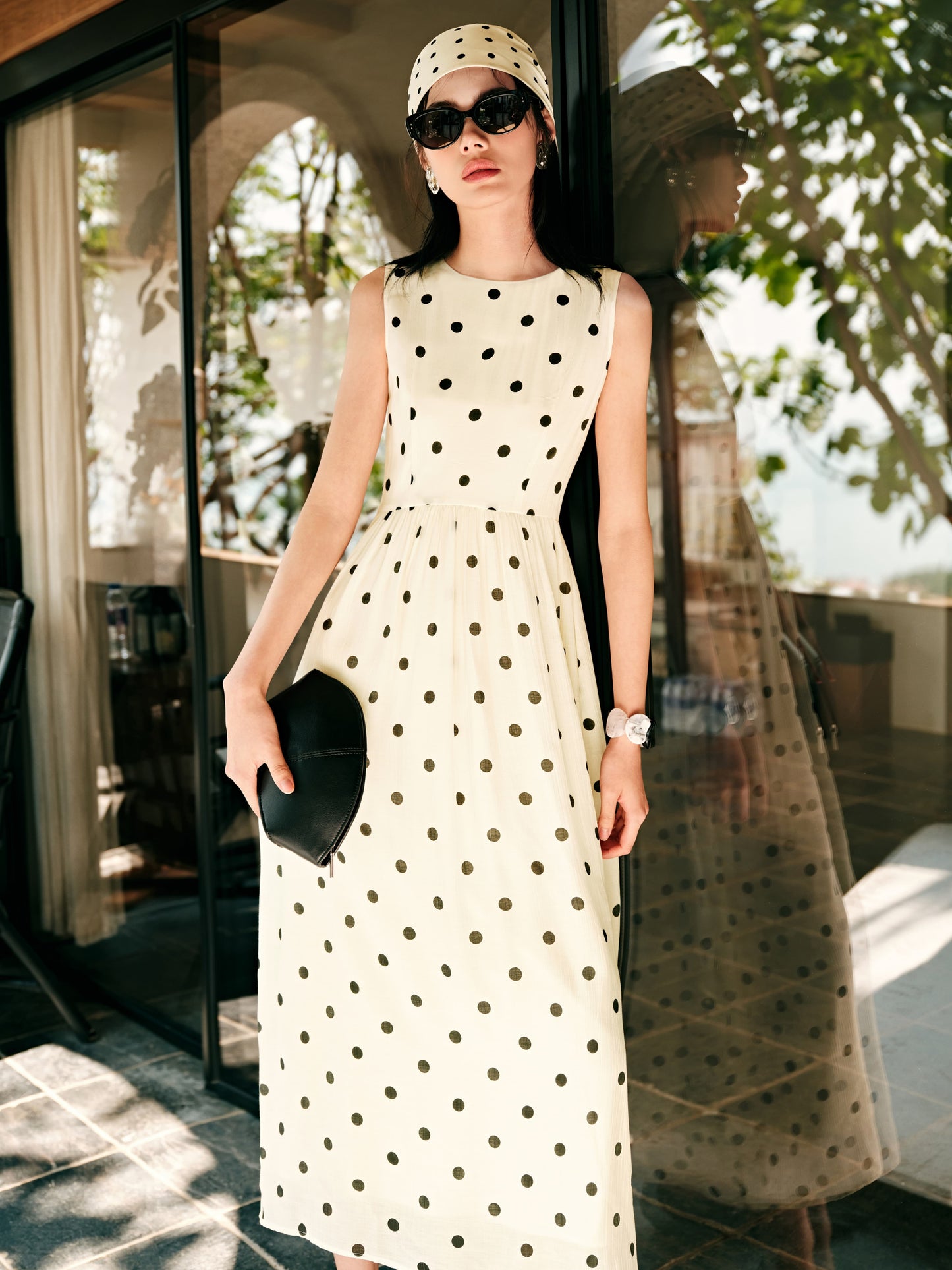 Grazia - Abito Donna Pois Elegante Raffinato
