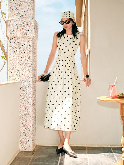 Grazia - Abito Donna Pois Elegante Raffinato