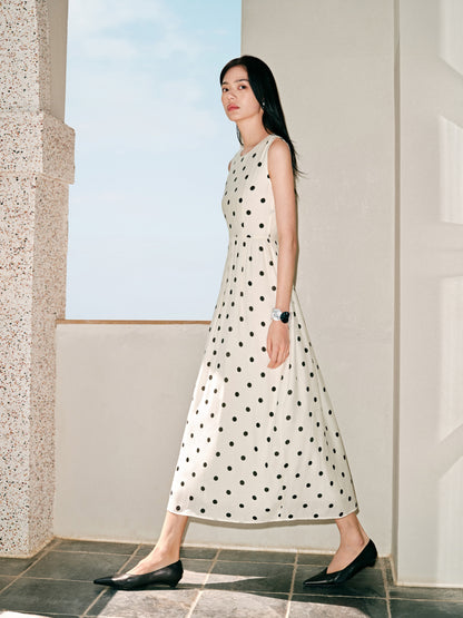 Grazia - Abito Donna Pois Elegante Raffinato