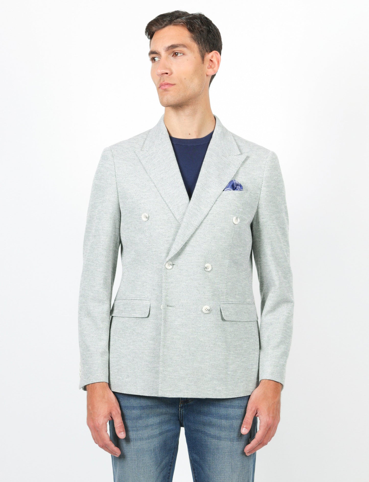 Kody - Giacca Doppiopetto Uomo Elegante Fit Moderno