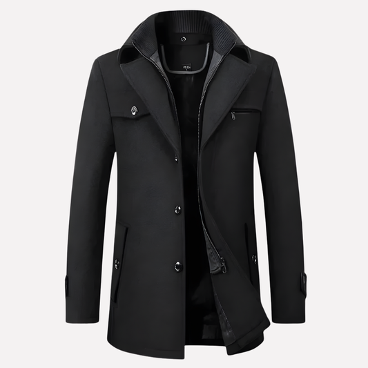 Nico – Cappotto Da Uomo Con Colletto A Punta