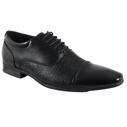 Renato – Scarpe Uomo con Lacci Brogue Foderato in Pelle Formale