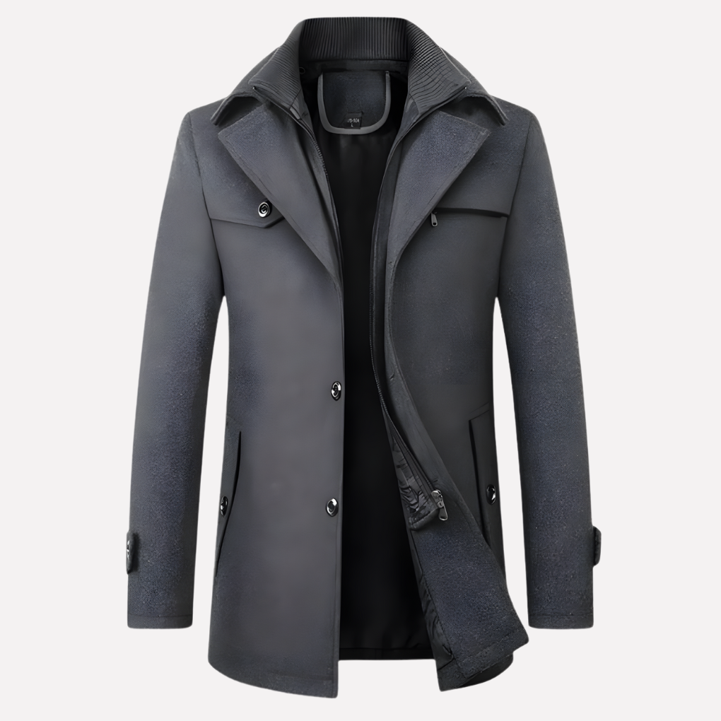 Nico – Cappotto Da Uomo Con Colletto A Punta