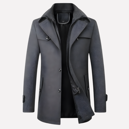 Nico – Cappotto Da Uomo Con Colletto A Punta