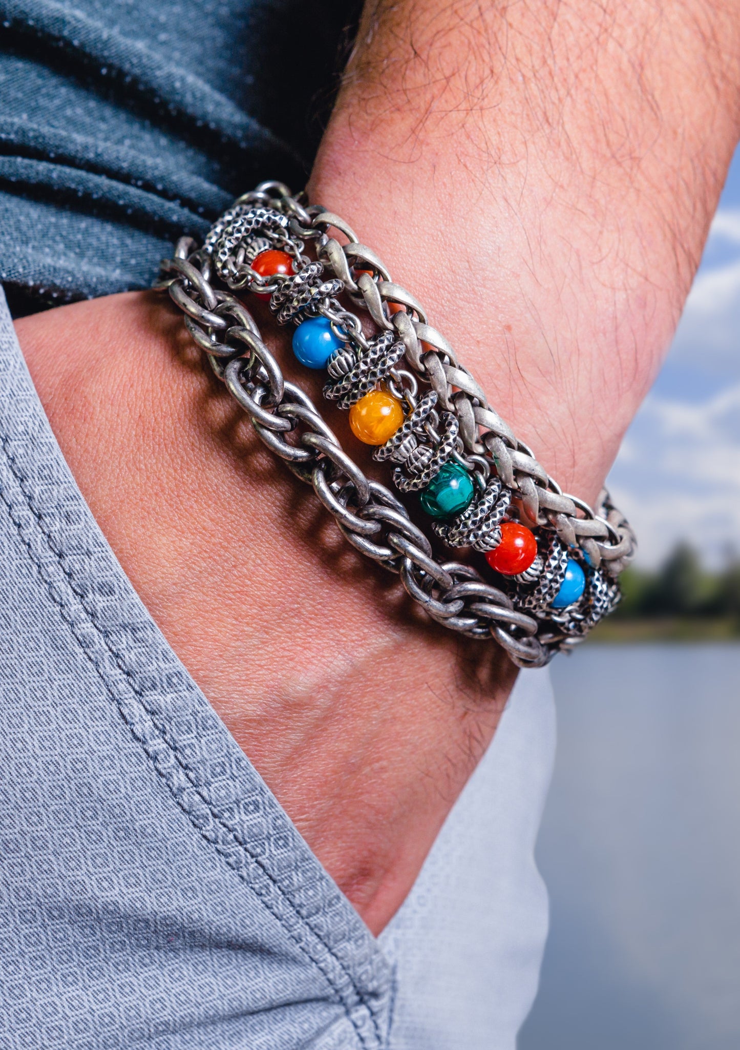 Pierino - Bracciale Uomo Elegante Stile Moderno