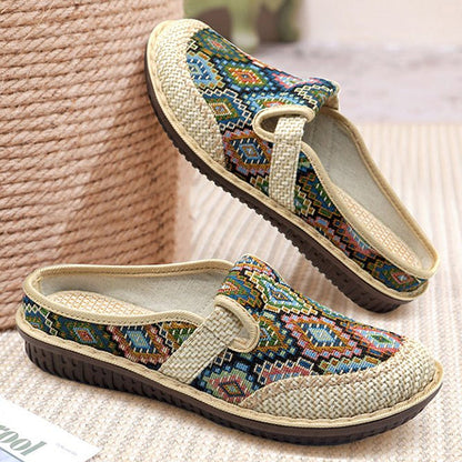 Lucrezia – Pantofole Ortopediche Stile Etnico Donna Comfort
