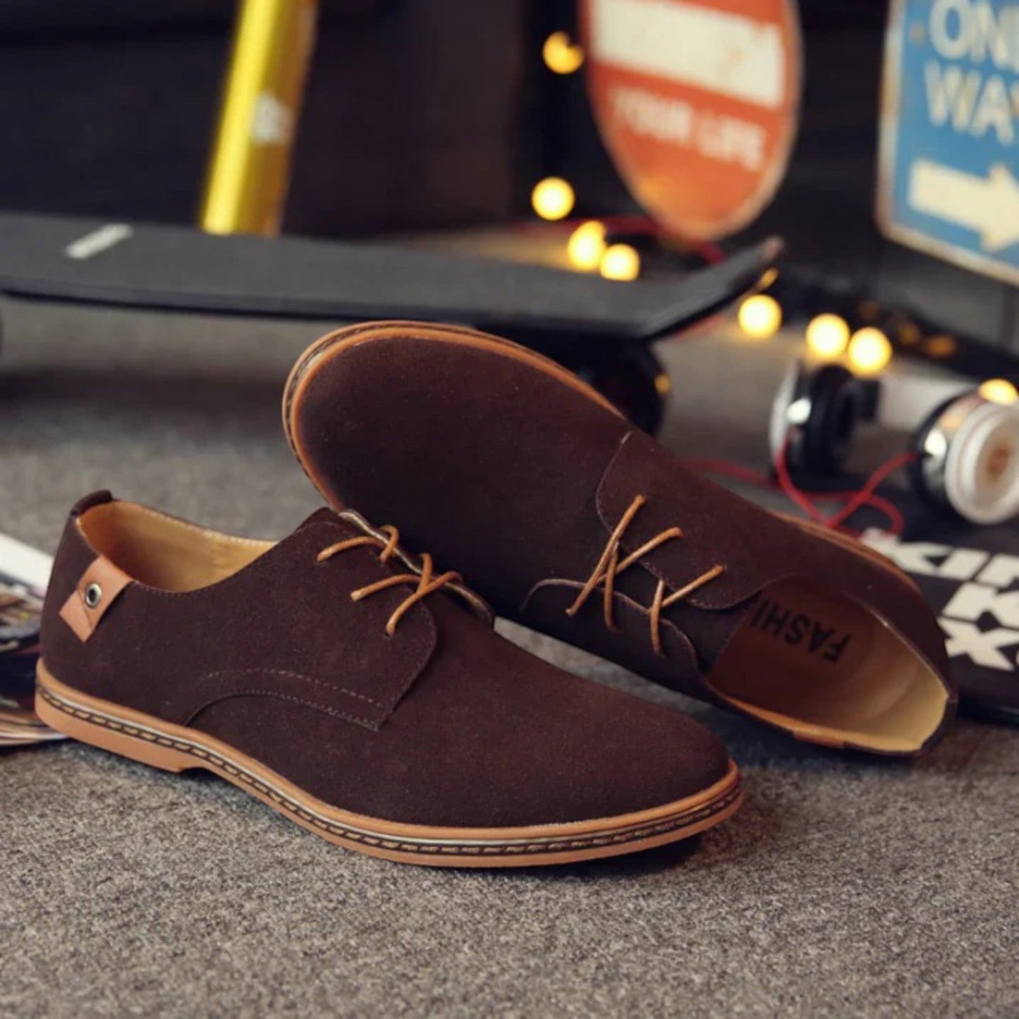 Hans - Scarpe Derby Eleganti Uomo Stile Chic