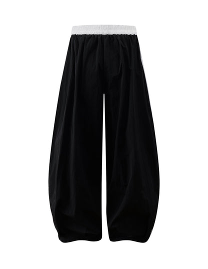 Pietrina - Pantaloni Casual Plissé Righe Donna Moderni Eleganti