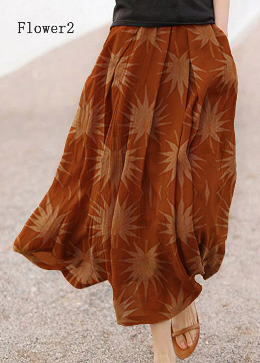 Giorgia - Gonna Estiva Pois Retro Con Tasche