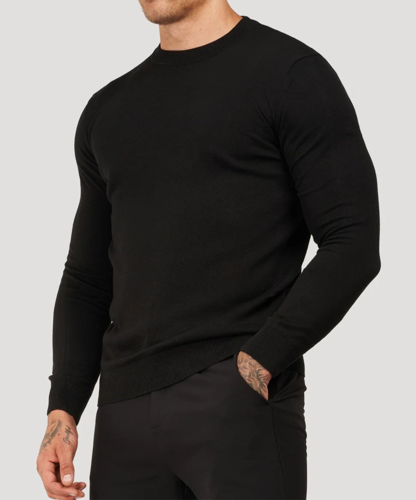 Diego - Maglione Uomo Collo Alto Slim Elegante