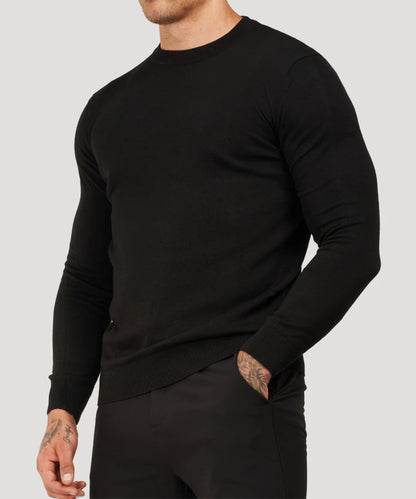 Diego - Maglione Uomo Collo Alto Slim Elegante