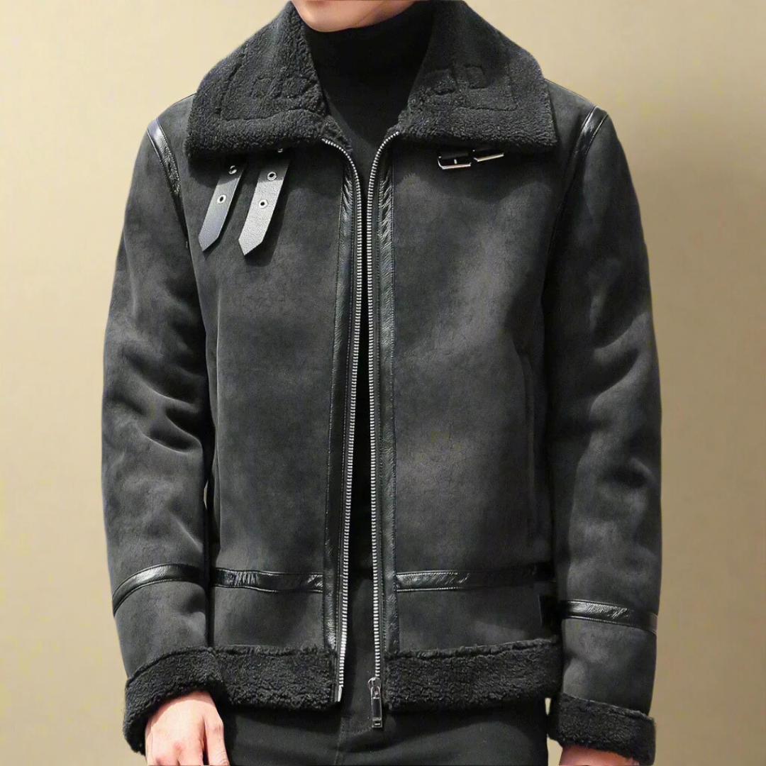 Ferruccio - Cappotto Invernale Uomo Cinturato Elegante