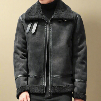 Ferruccio - Cappotto Invernale Uomo Cinturato Elegante