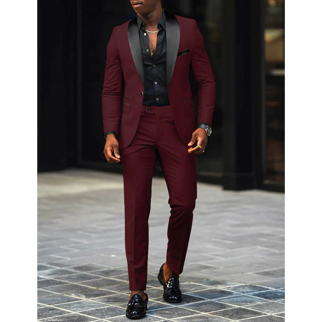 Gaspare - Completo Uomo Vestibilità Sartoriale Revers Lancia