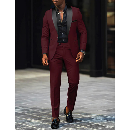 Gaspare - Completo Uomo Vestibilità Sartoriale Revers Lancia