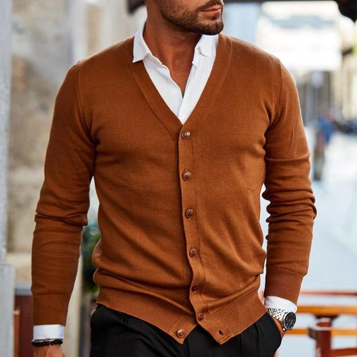 Tito - Cardigan Elegante Casual Uomo Stile Versatile