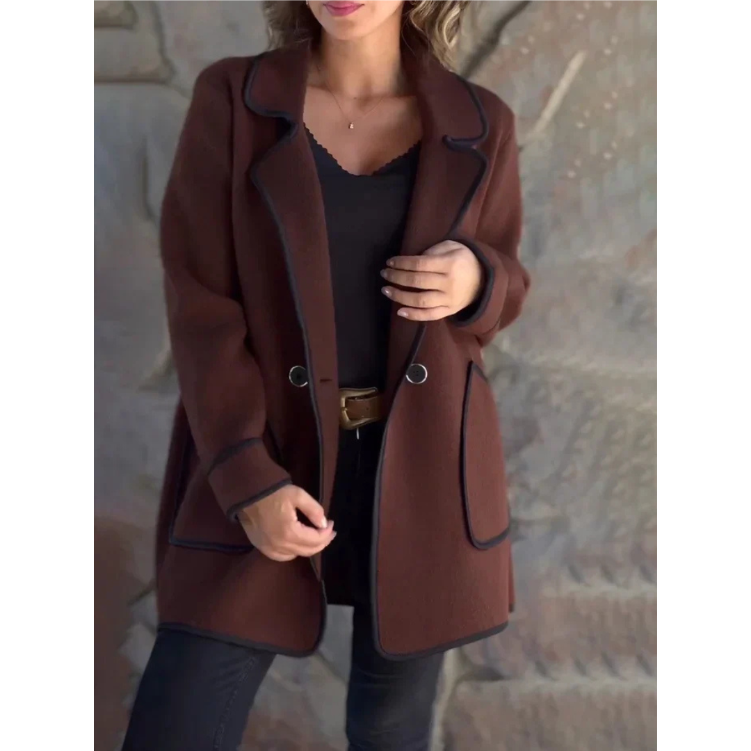 Ivette - Blazer Caldo Casual Donna Invernale