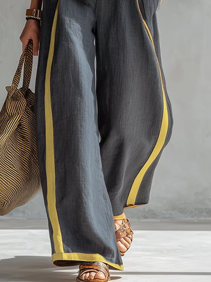 Morena – Coordinato Con Top E Pantaloni Dalla Linea Fluida