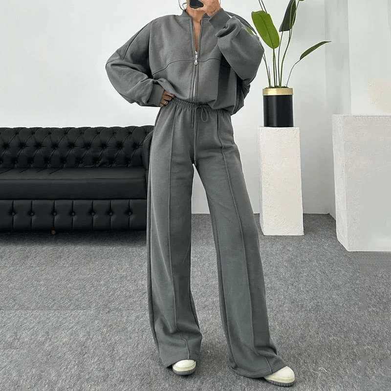 Roberta – Completo Due Pezzi Cozy con Zip Tracksuit