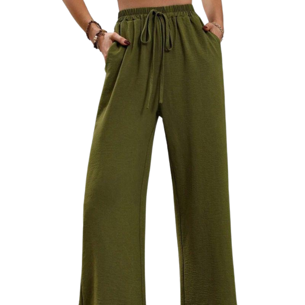 Giuseppina - Pantaloni a Gamba Larga per Donna