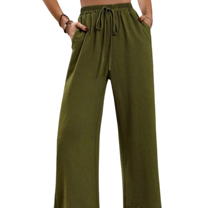 Giuseppina - Pantaloni a Gamba Larga per Donna
