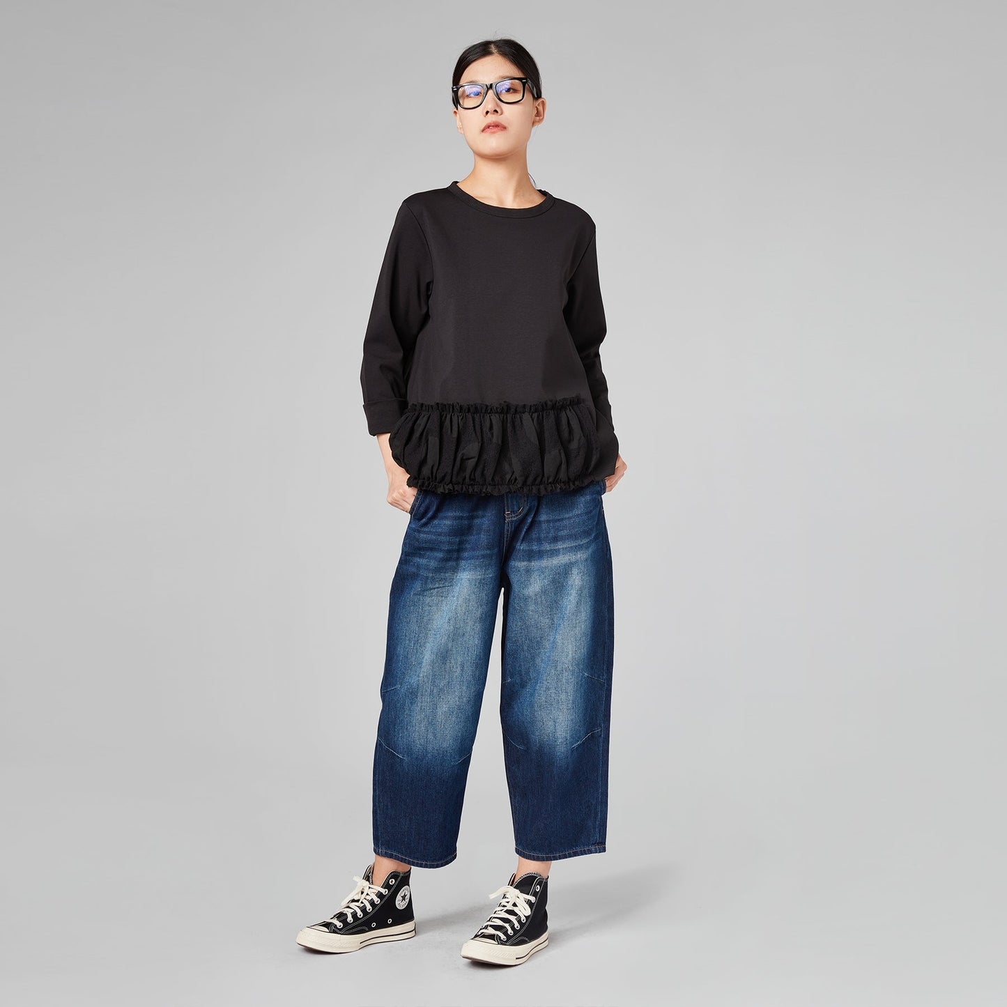 Quirita - Jeans Carrot Fit Donna Moderni Eleganti Versatili