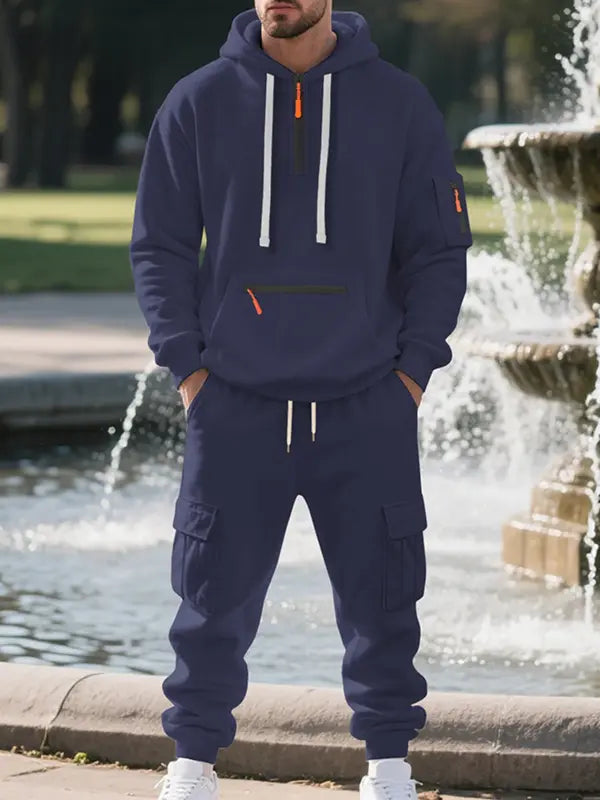 Diogene - Set Uomo Due Pezzi Elegante Con Cappuccio