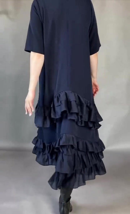 Monica – Abito Maxi A Balze Dal Design Leggero E Romantico