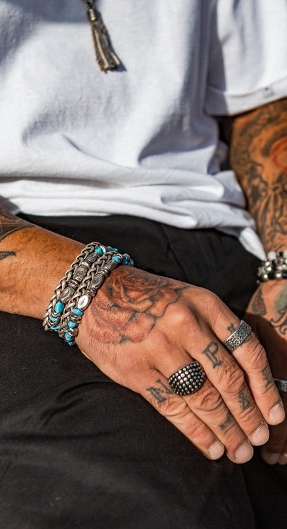 Maurizio - Bracciale Uomo Elegante Stile Contemporaneo