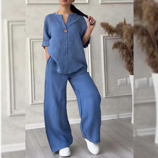 Olivia - Set Estivo in Lino Morbido e Confortevole