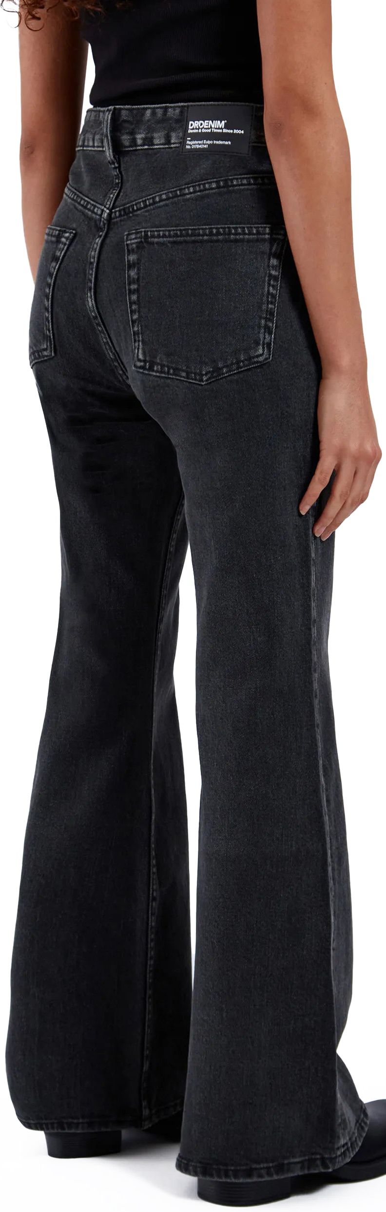 Annu - Jeans Denim Elba Invecchiato Nero