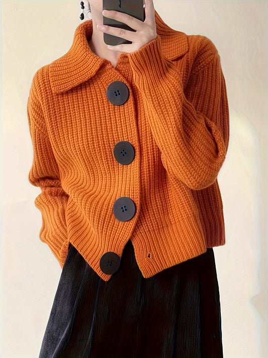 Jessica – Cardigan Donna con Bottoni Oversize