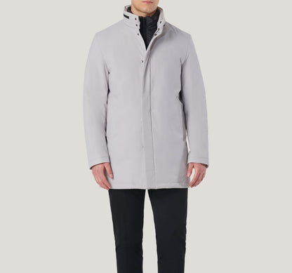 Karl - Giaccone Uomo Grigio Chiaro con Inserto