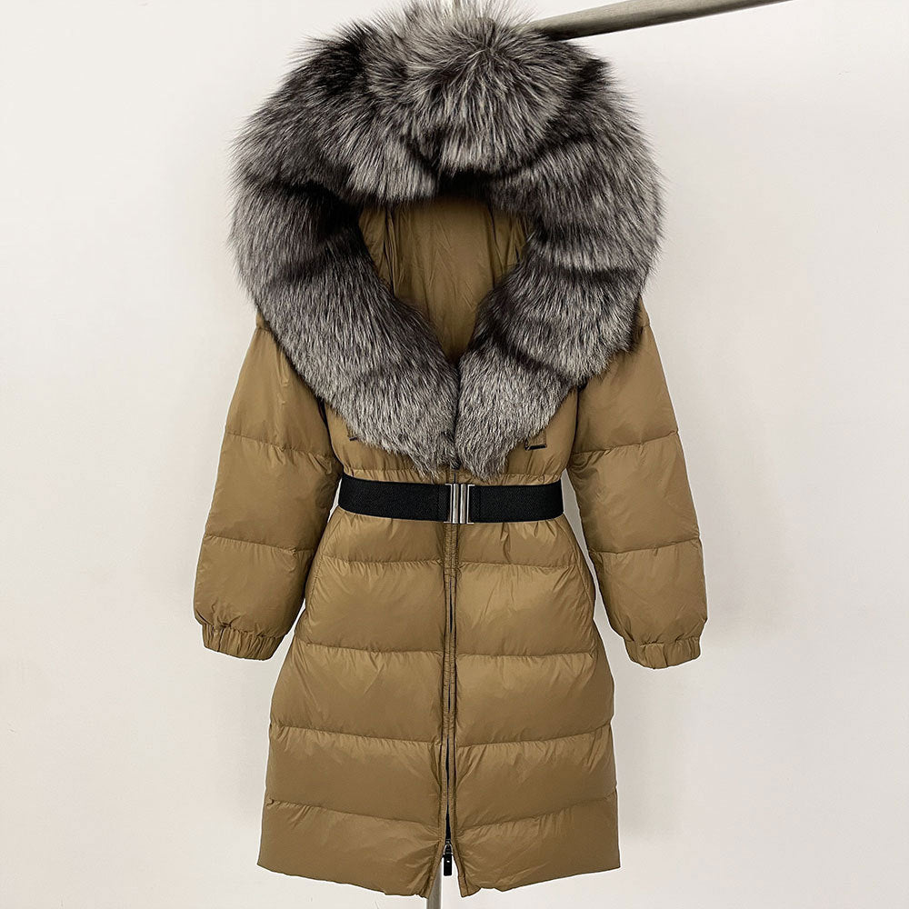 Fabiana - Cappotto Invernale Donna Lungo con Cappuccio