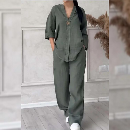 Olivia - Set Estivo in Lino Morbido e Confortevole