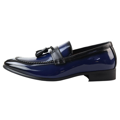 Cesare – Mocassino Uomo Vernice con Nappine Slip-On Formale