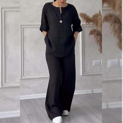 Olivia - Set Estivo in Lino Morbido e Confortevole