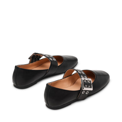 Rina - Ballerine Atlantica Nere Eleganti Donna