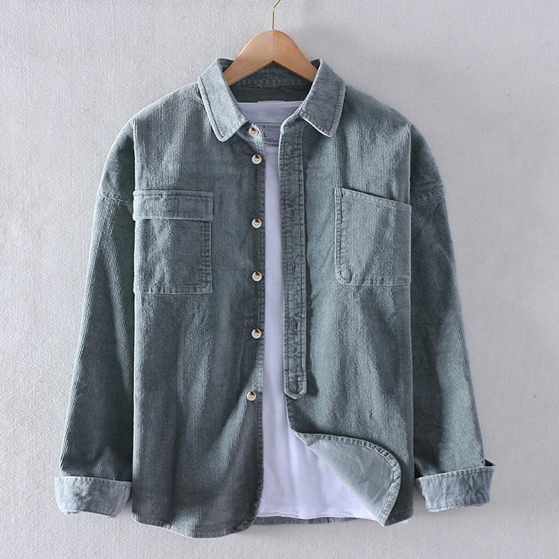 Tommaso - Camicia Uomo Doppia Tasca Casual