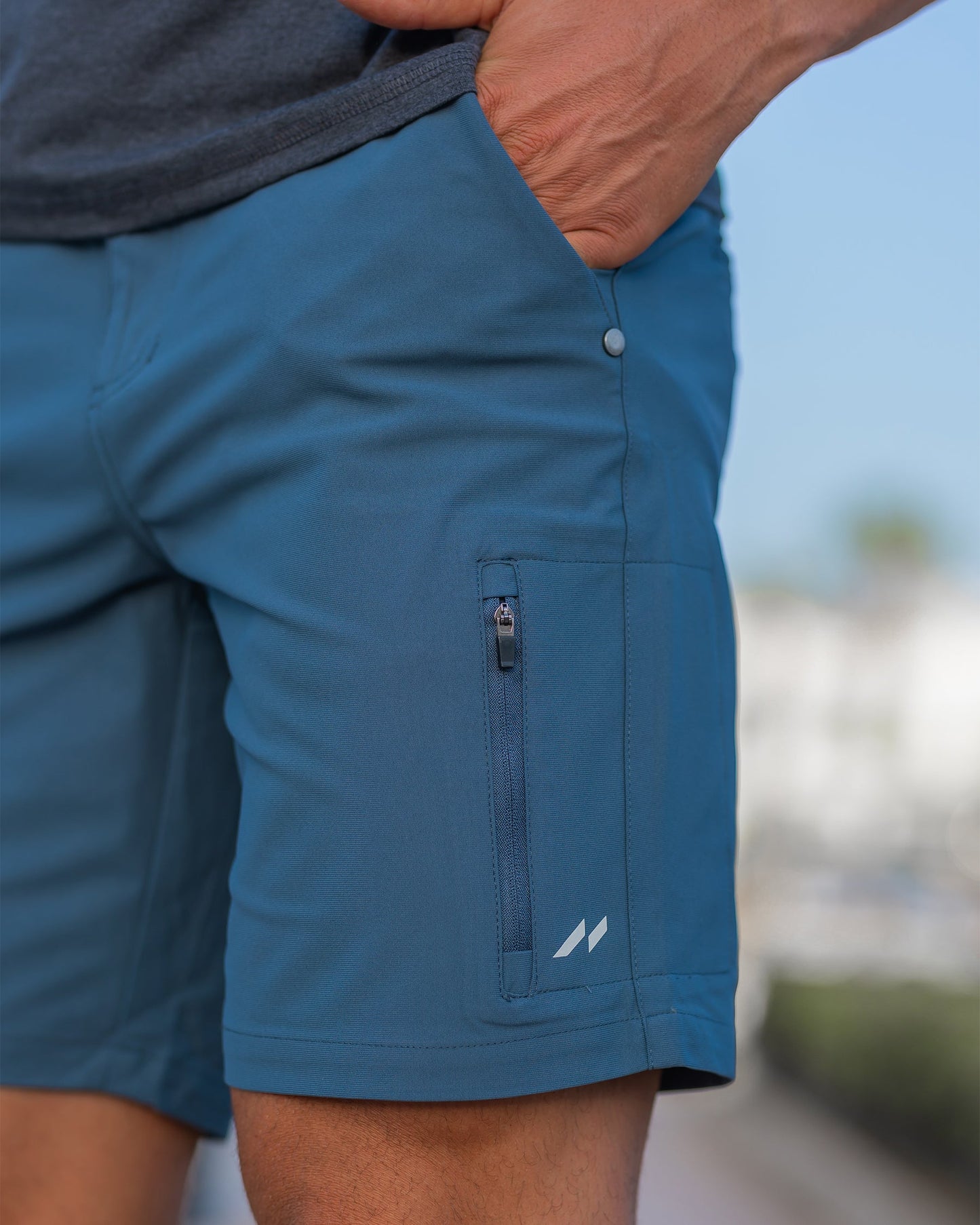 Rinaldo - Shorts Chino Performance Uomo Elite Moderni Versatili