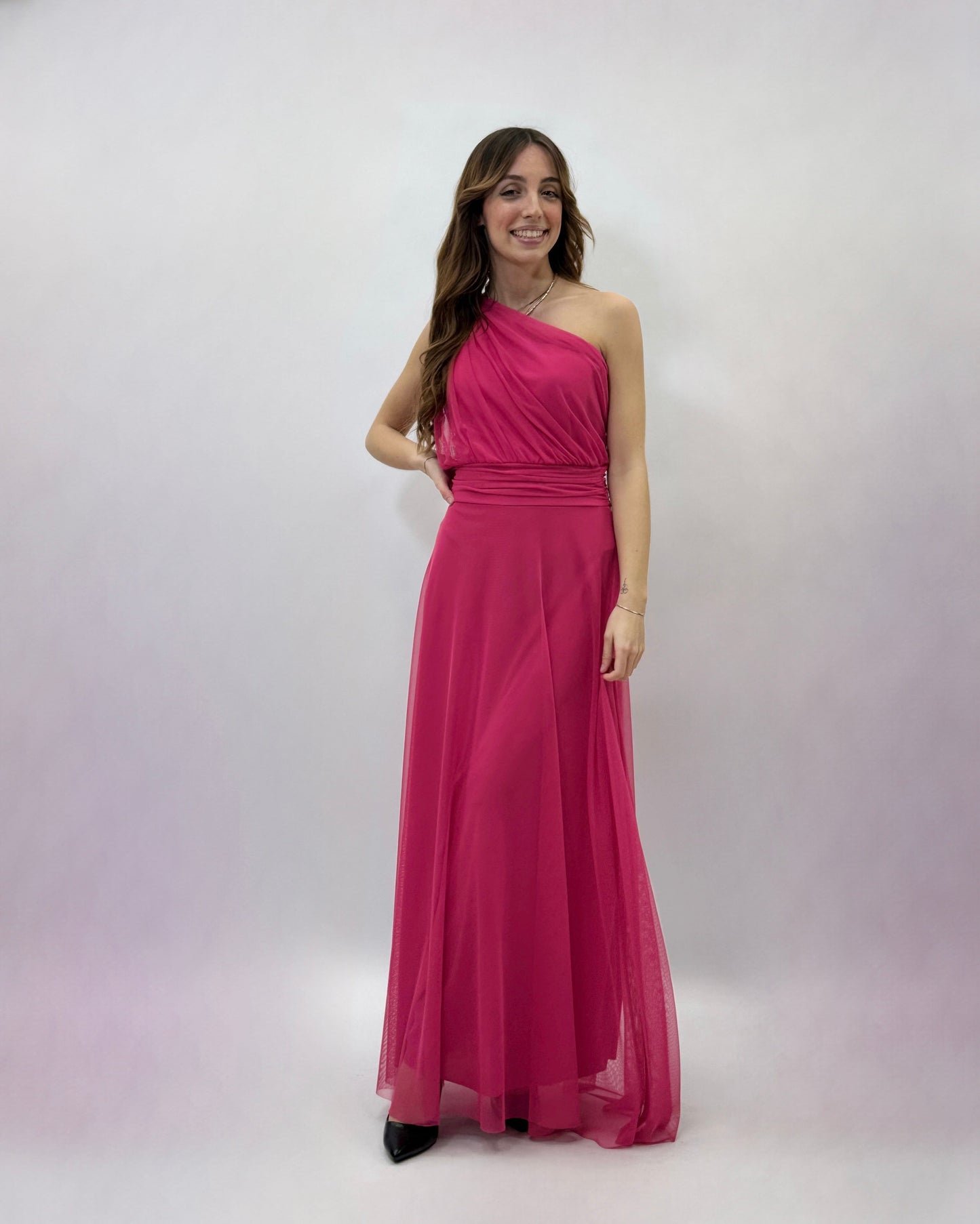 Rosilde - Abito Monospalla Caterina Donna Elegante Femminile